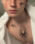 Halloween Spider & Web Tattoos | Gothic Pack