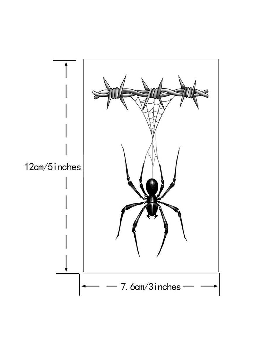 Halloween Spider & Web Tattoos | Gothic Pack