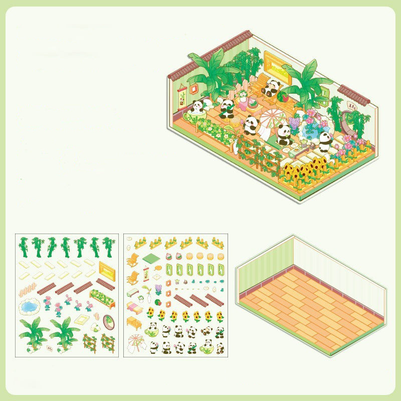 Four Seasons Diorama Sticker Kits