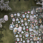 Christmas Dreamy Snow Globe Nail Decals