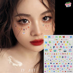 Star & Heart Face Gems