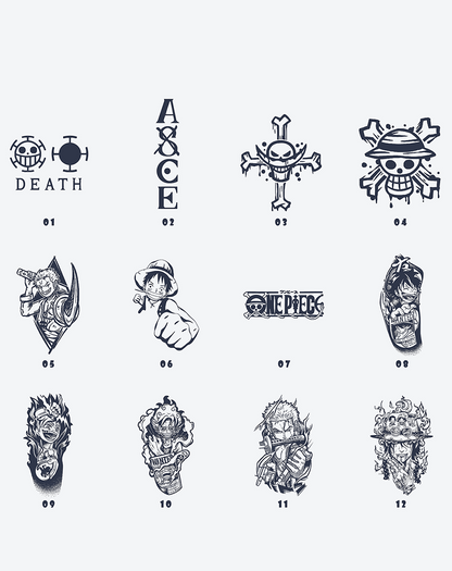 Ocean Quest Mystery Box Temporary Tattoos – Fun & Bold