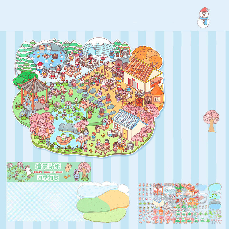 Cute Worlds Adventure Sticker Series