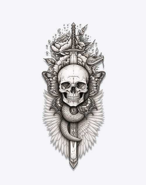 Serpent Blade Skull