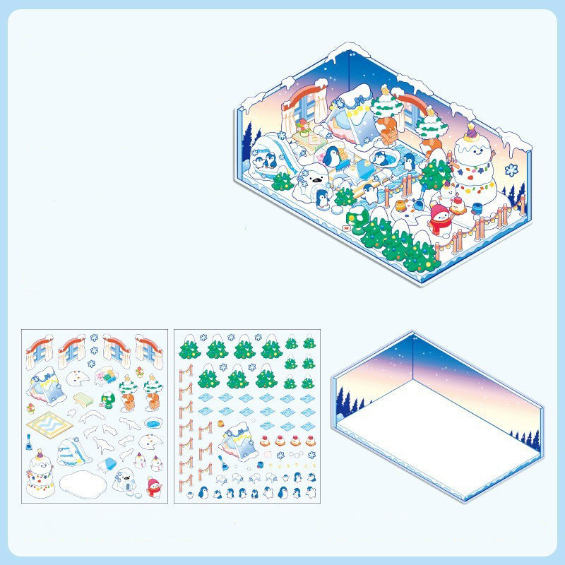 Four Seasons Diorama Sticker Kits