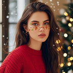 Holiday Glam Face Stickers