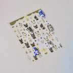 Egyptian Glam Cat Nail Stickers