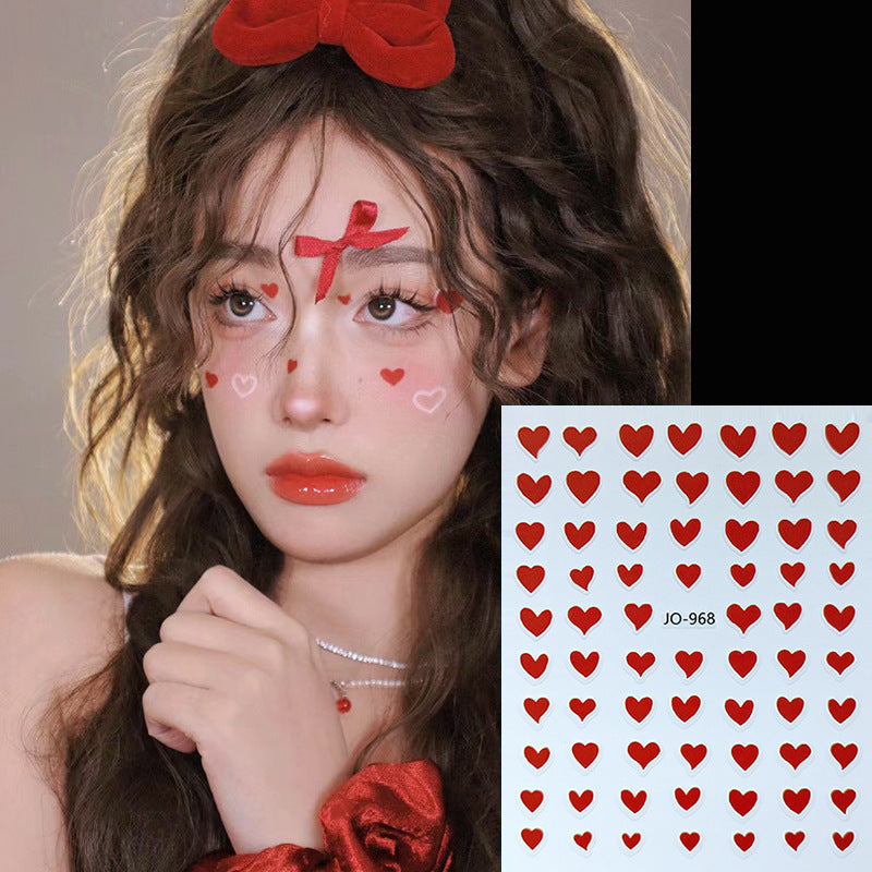 Star & Heart Face Gems