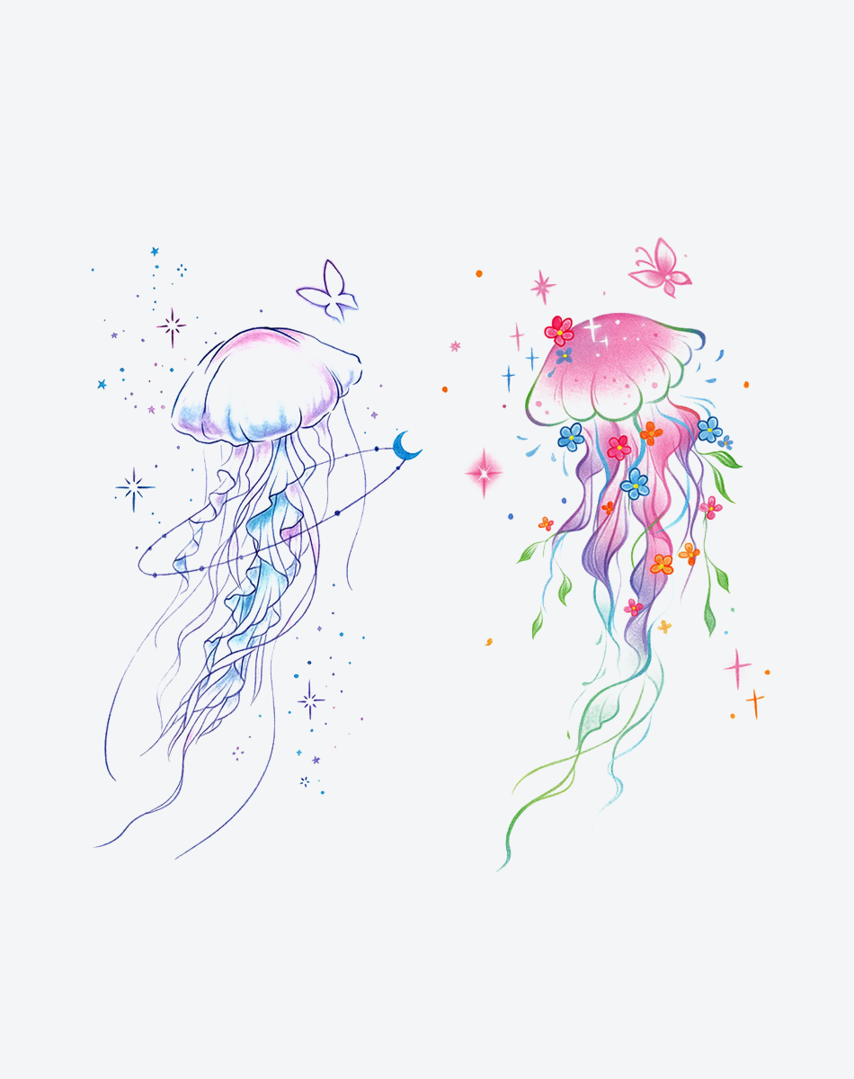Star-Kissed Jellyfish（2 pieces）