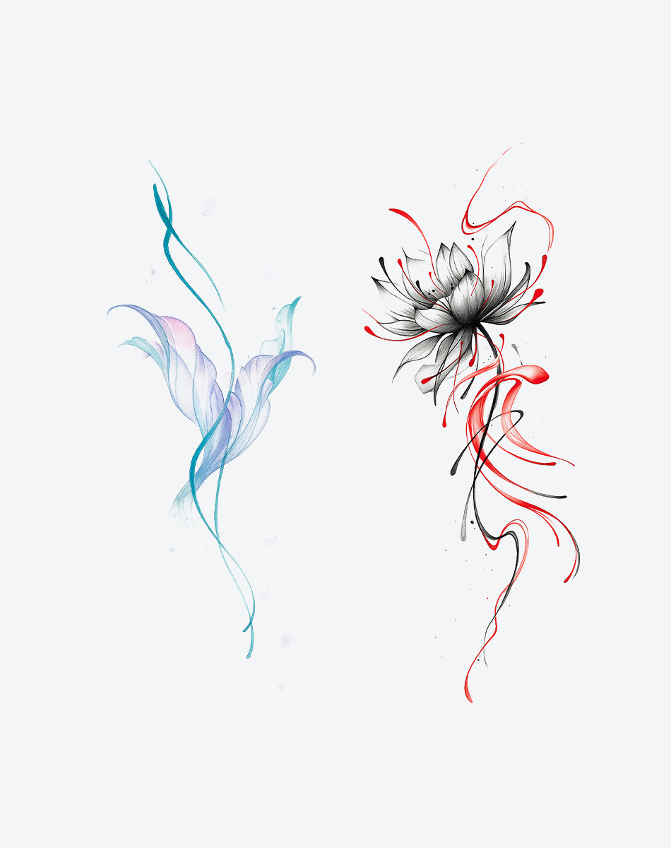 Twin Flame Flower（2 pieces）