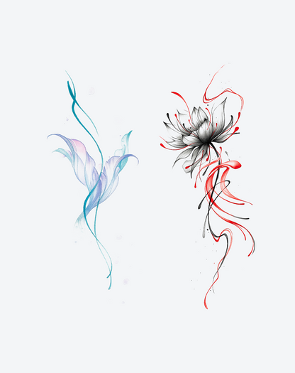 Twin Flame Flower（2 pieces）