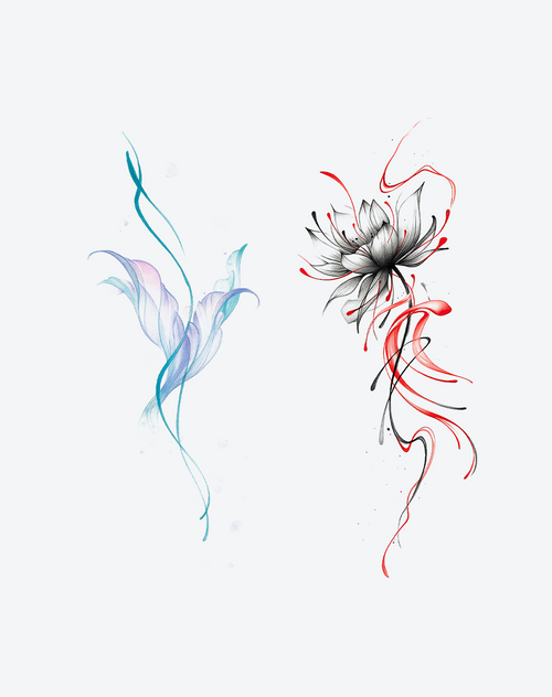 Twin Flame Flower（2 pieces）