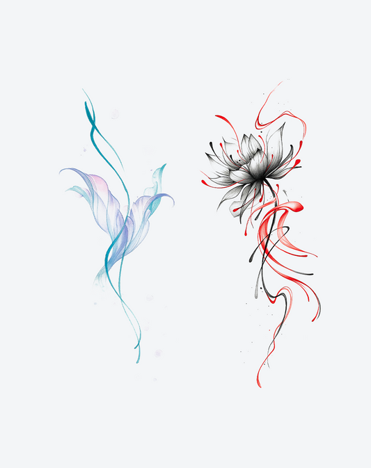 Twin Flame Flower（2 pieces）