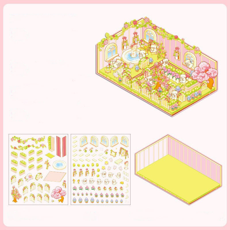 Four Seasons Diorama Sticker Kits