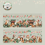Enchanted Christmas Greeting Sticker