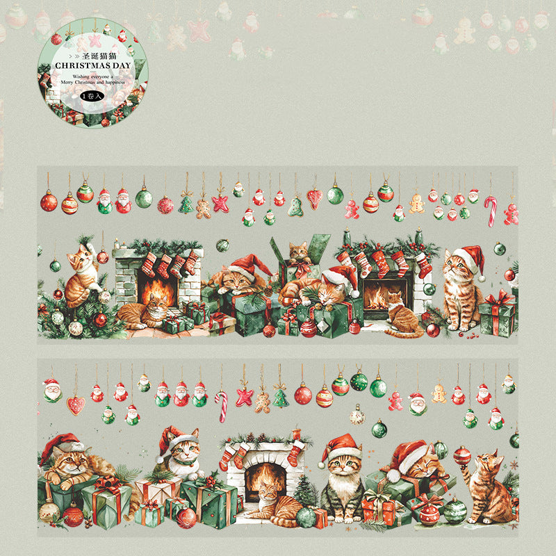 Enchanted Christmas Greeting Sticker