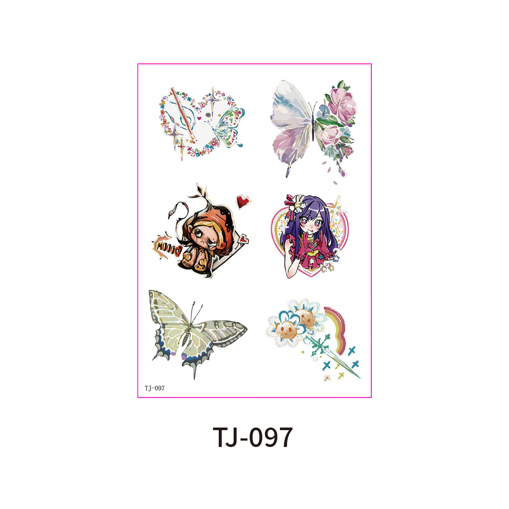 Fairy Butterfly Fantasy Candle Decals