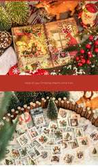 Rustic Holiday Charm Sticker Box