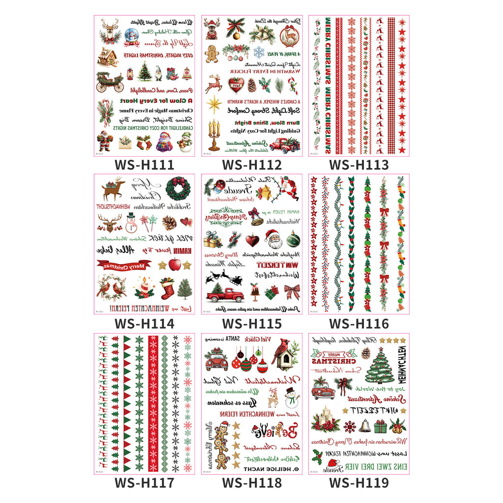 Christmas Candle Magic Decals