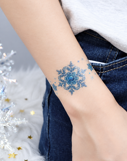 Frozen Sapphire Snowflake