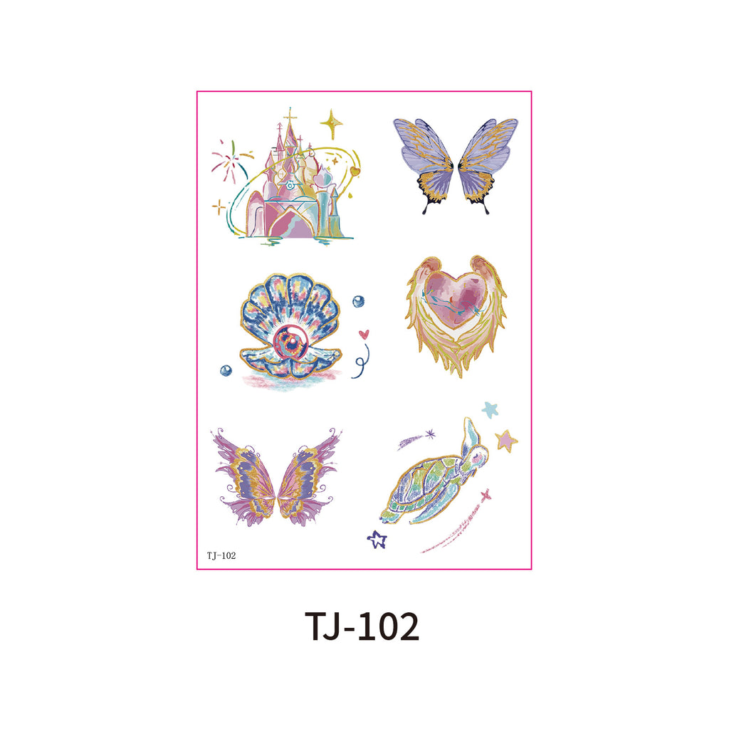 Fairy Butterfly Fantasy Candle Decals