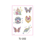 Fairy Butterfly Fantasy Candle Decals