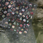 Christmas Dreamy Snow Globe Nail Decals