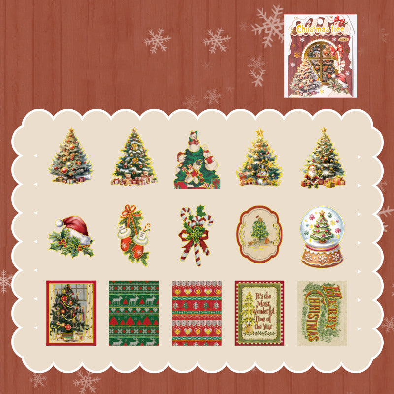 Classic Christmas Charm Sticker Collection