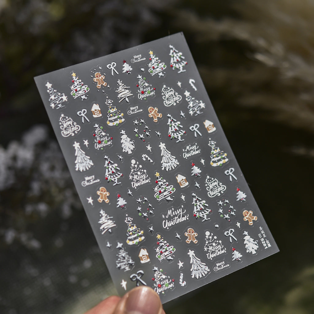 Christmas Dreamy Snow Globe Nail Decals