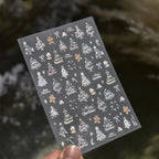 Christmas Dreamy Snow Globe Nail Decals