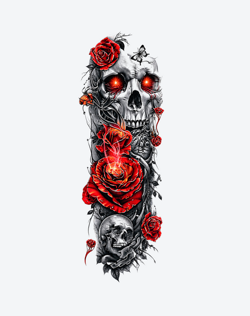 Rose & Ember Skull