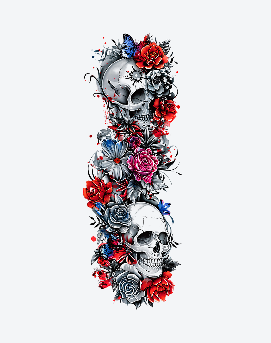 Blood Blossom Skull
